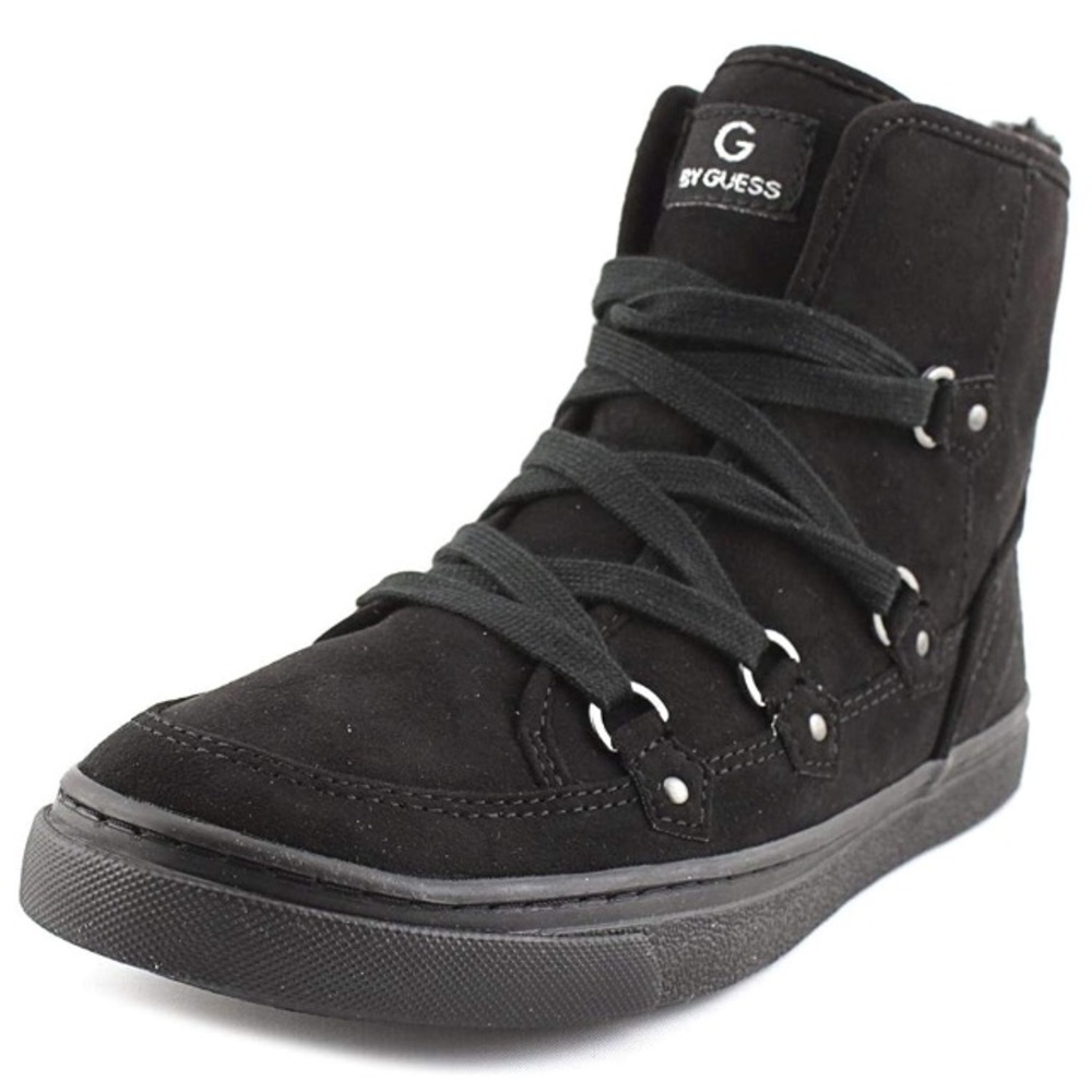 G by Guess Women’s Otter Lace Up Ankle Boot Black